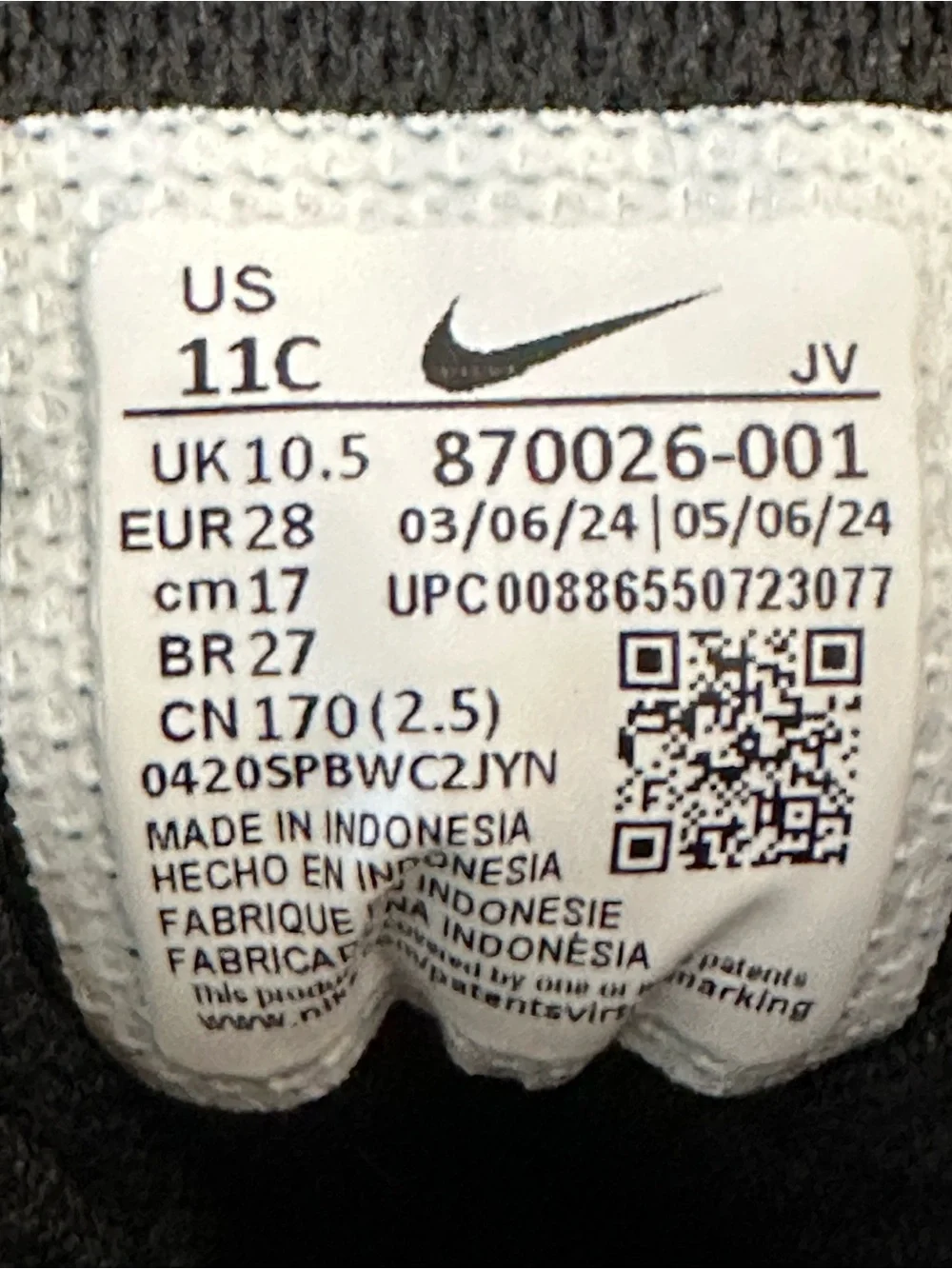 Nike Kids Black High-Top Strap Sneakers